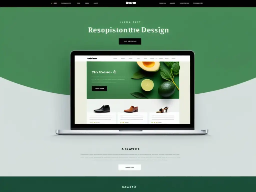 Captura de pantalla de diseño adaptativo que mejora la experiencia del usuario en tiendas online con transiciones suaves y navegación intuitiva