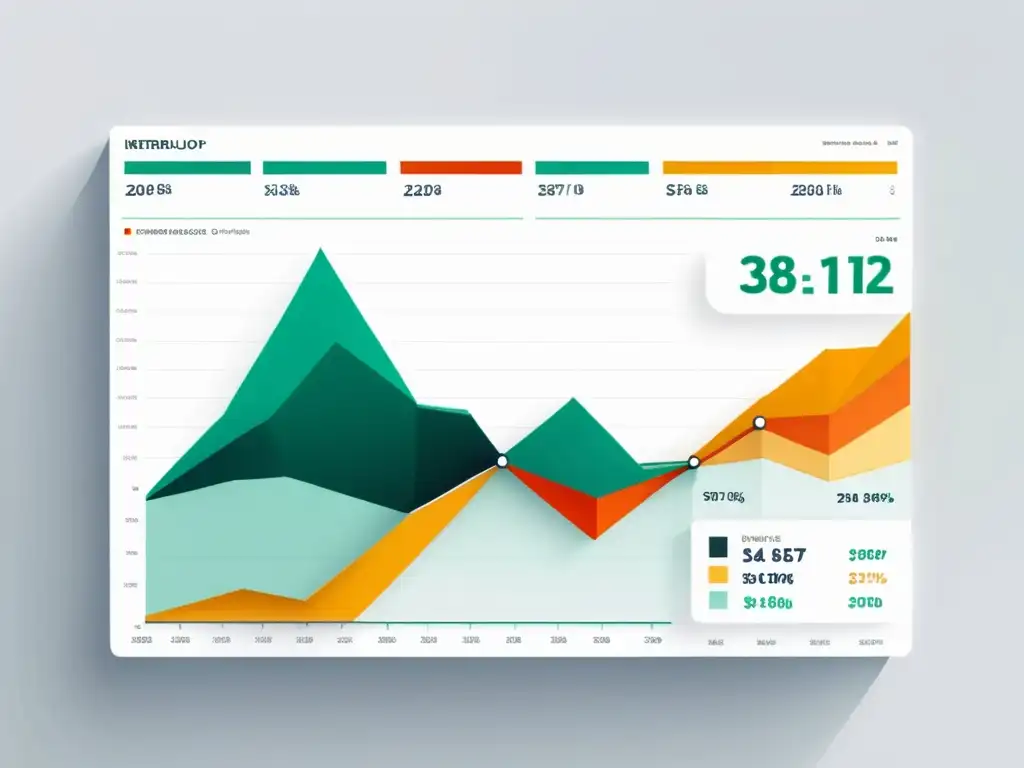 Compleja red de gráficos de precios interconectados que representan estrategias de precios dinámicos para maximizar ganancias