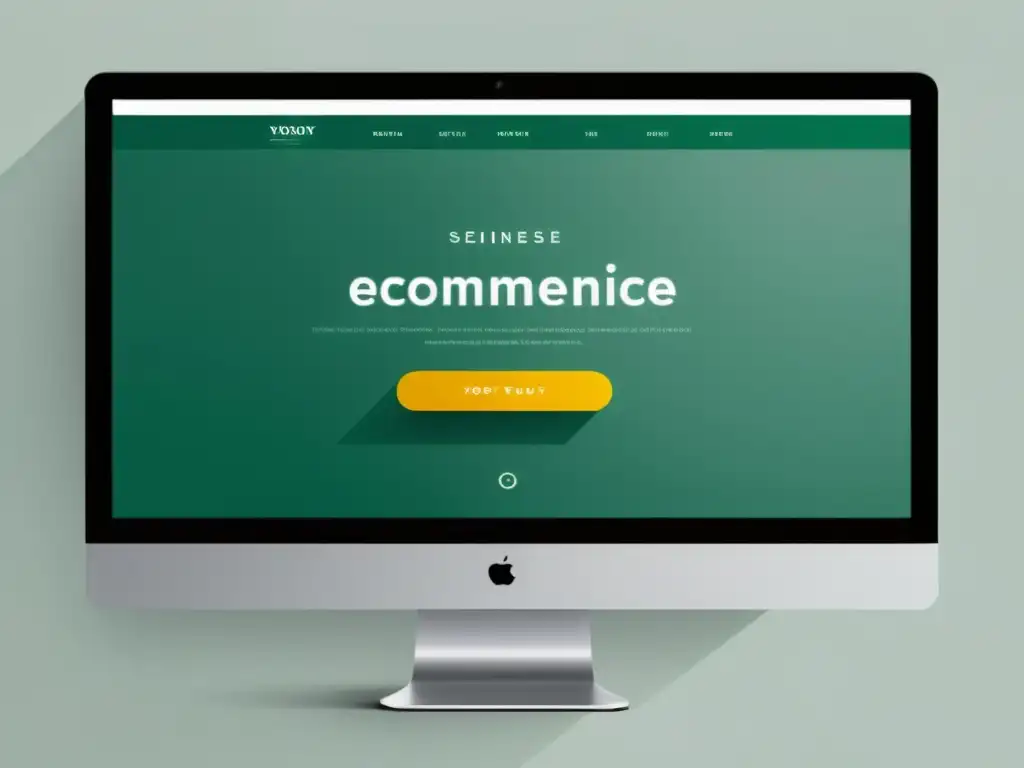 Diseño emocional para aumentar conversiones: interfaz de ecommerce moderna y serena con diseño limpio y atractivo