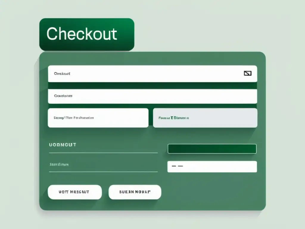Diseño de formularios web para ecommerce: Un formulario de compra online minimalista, elegante y con diseño intuitivo