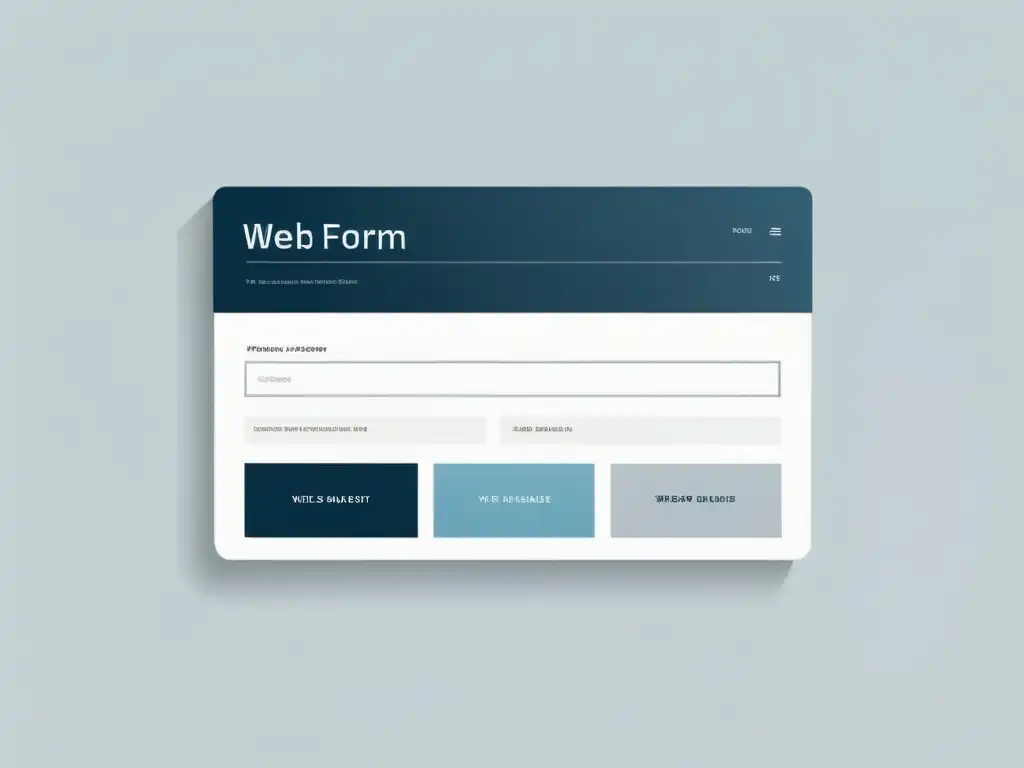 Diseño de formularios web para ecommerce: Formulario web moderno, minimalista y amigable con el usuario en tonos suaves de azul y gris