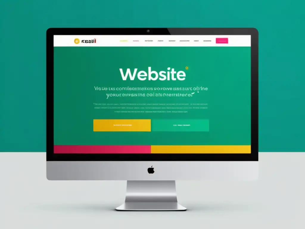 Diseño gráfico para aumentar conversiones: Imagen de un sitio web moderno y minimalista con diseño profesional y llamativo