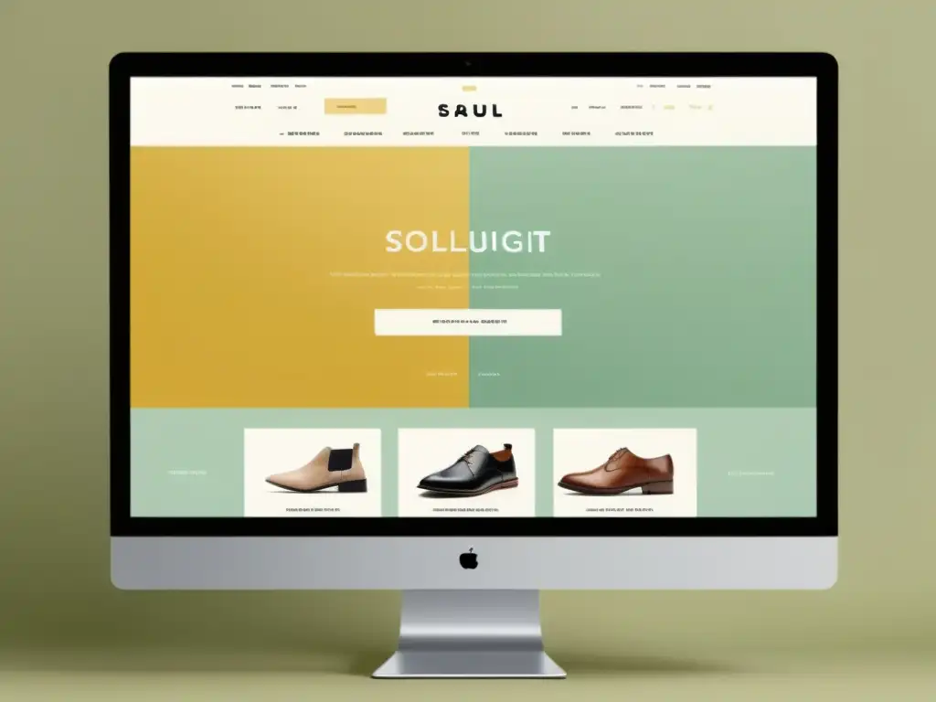 Un diseño web emocional para aumentar conversiones con una selección cuidadosa de productos y colores suaves y acogedores