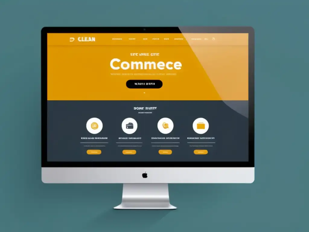Captura la elegancia y eficiencia de un sitio web de ecommerce con organización de menús intuitivos