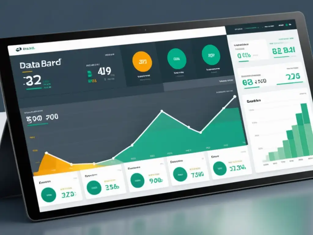 Un elegante panel de visualización de datos para análisis de ventas complejas en ecommerce B2B