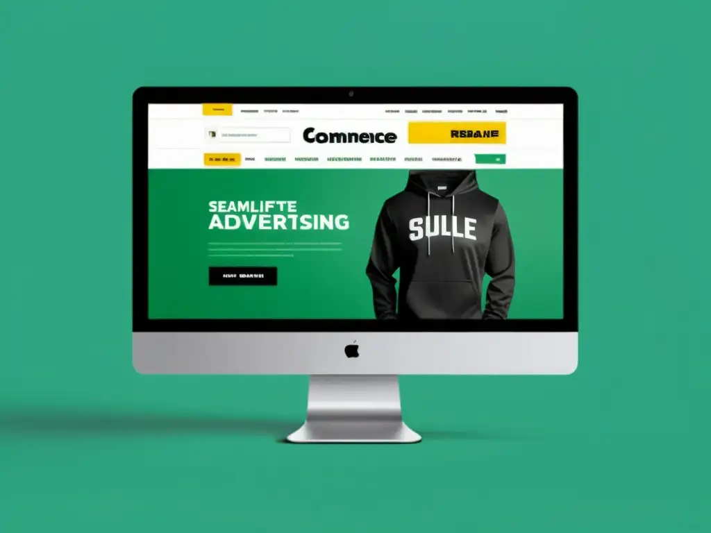 Captura la esencia profesional del diseño web de ecommerce con publicidad afiliada integrada