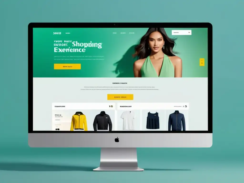 Experiencia de compra online personalizada con diseño moderno y recomendaciones de productos personalizables