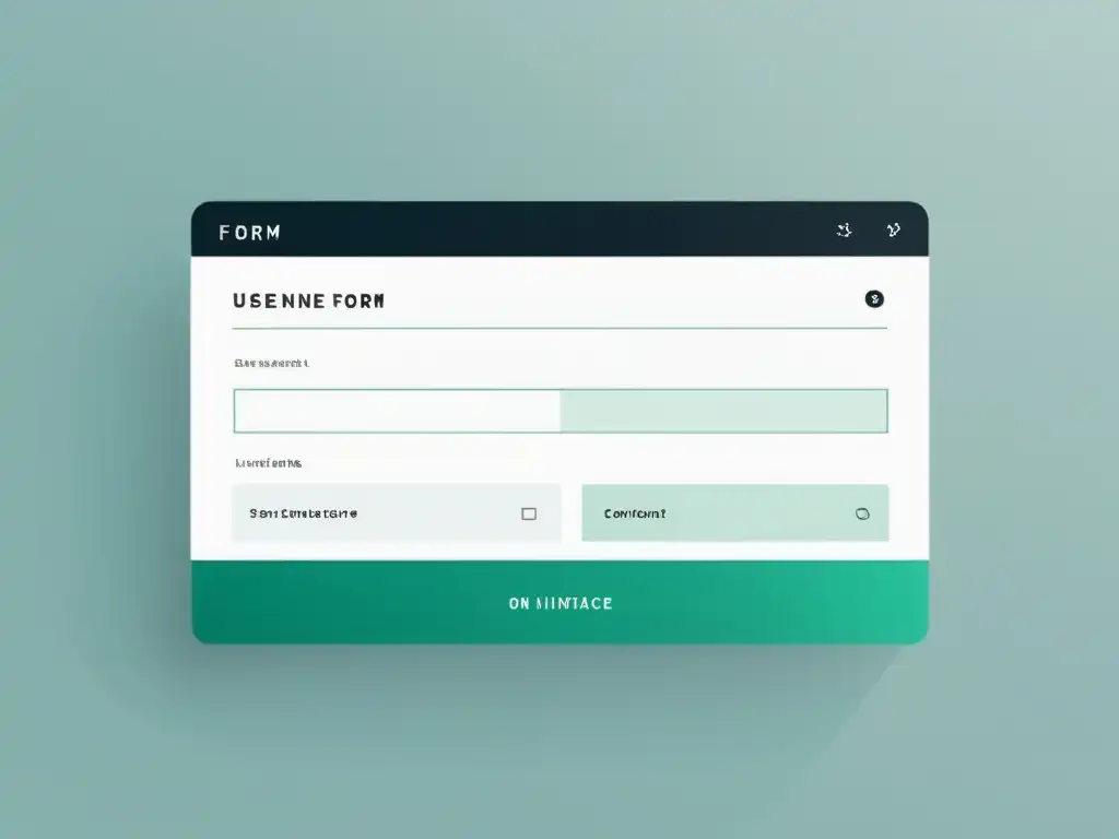 Un formulario en línea amigable y minimalista diseñado para reducir la tasa de abandono de clientes