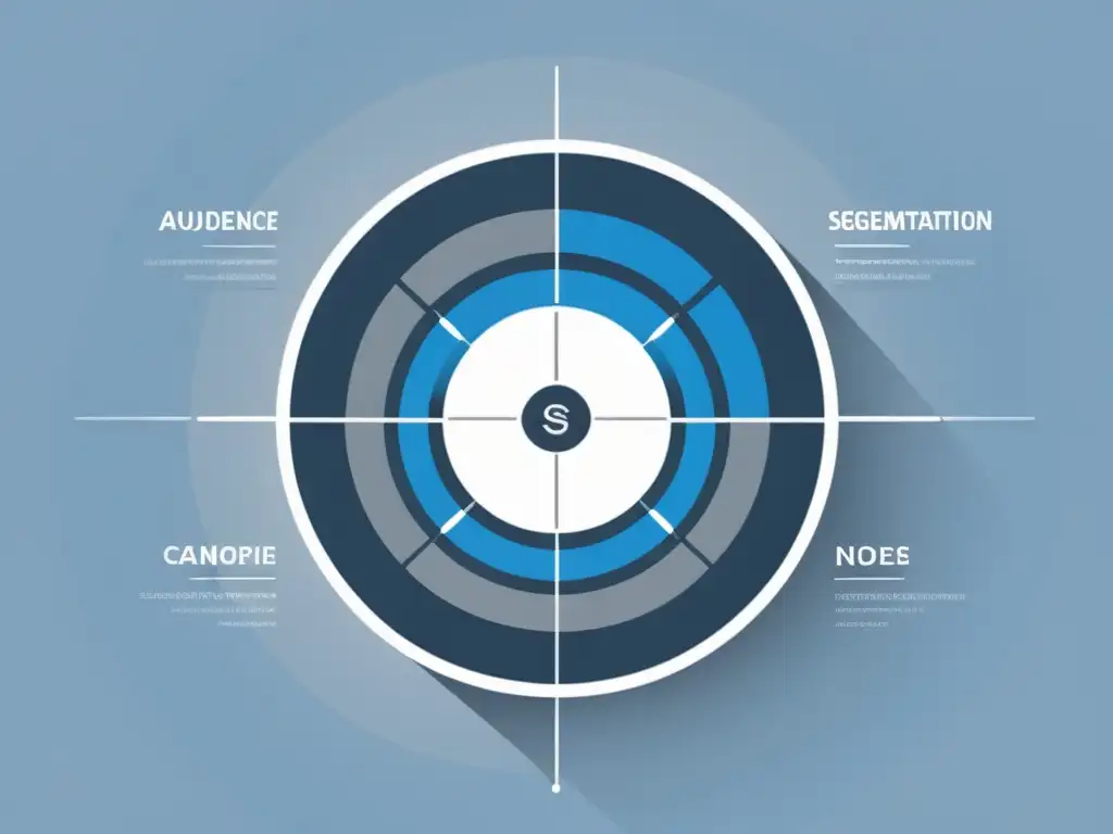 Gráfica minimalista de segmentación de audiencia en ecommerce