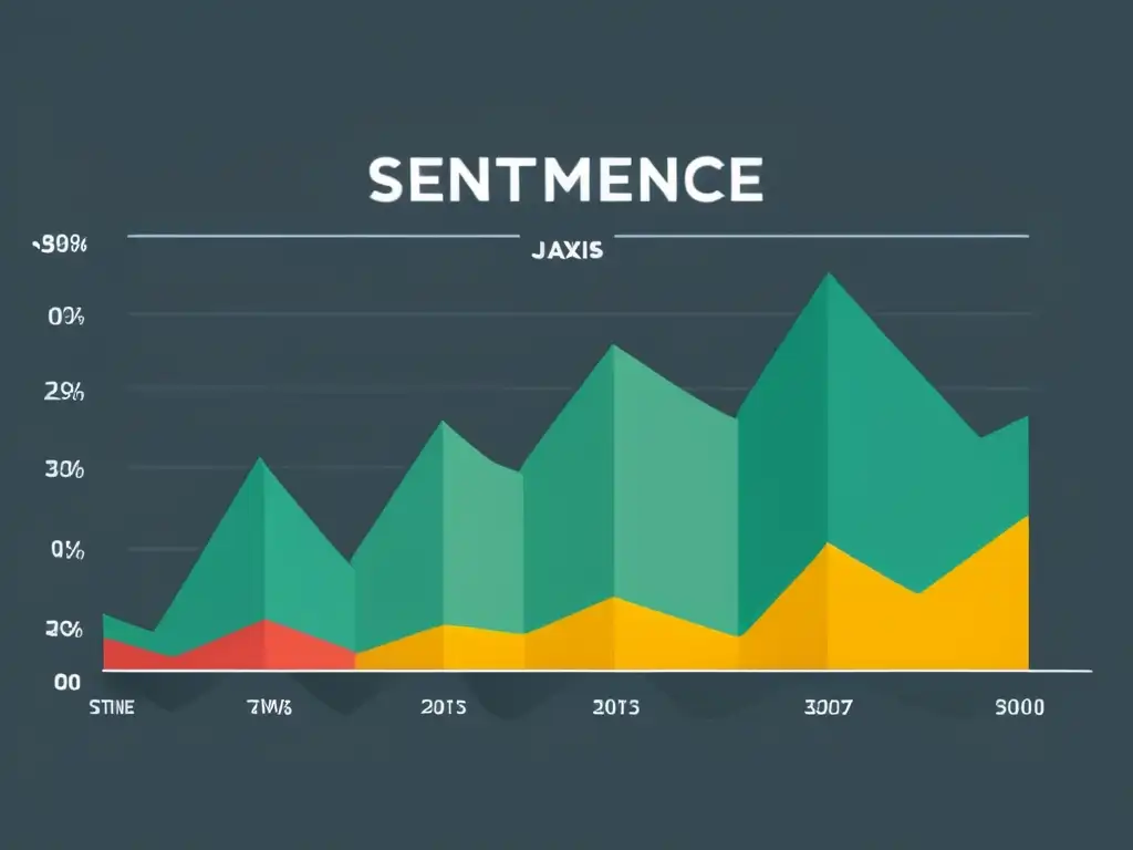 Gráfico de líneas que muestra fluctuaciones en el análisis de sentimiento del comercio electrónico