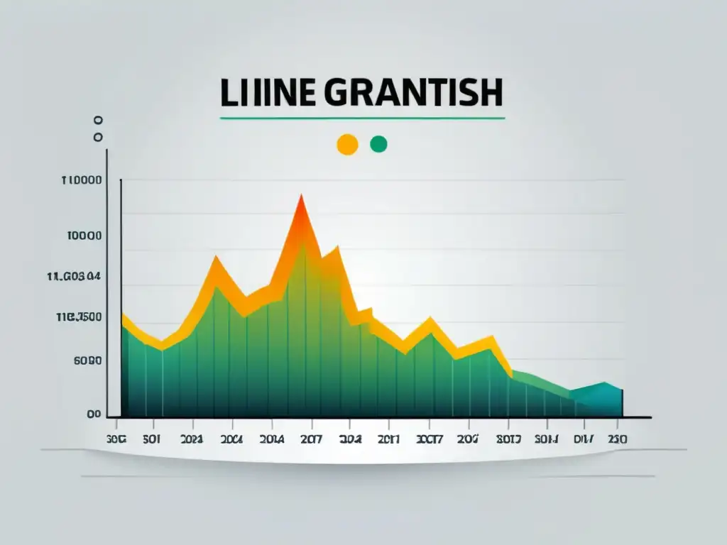 Gráfico de líneas con medición ROI análisis sentimiento ecommerce en fondo blanco minimalista