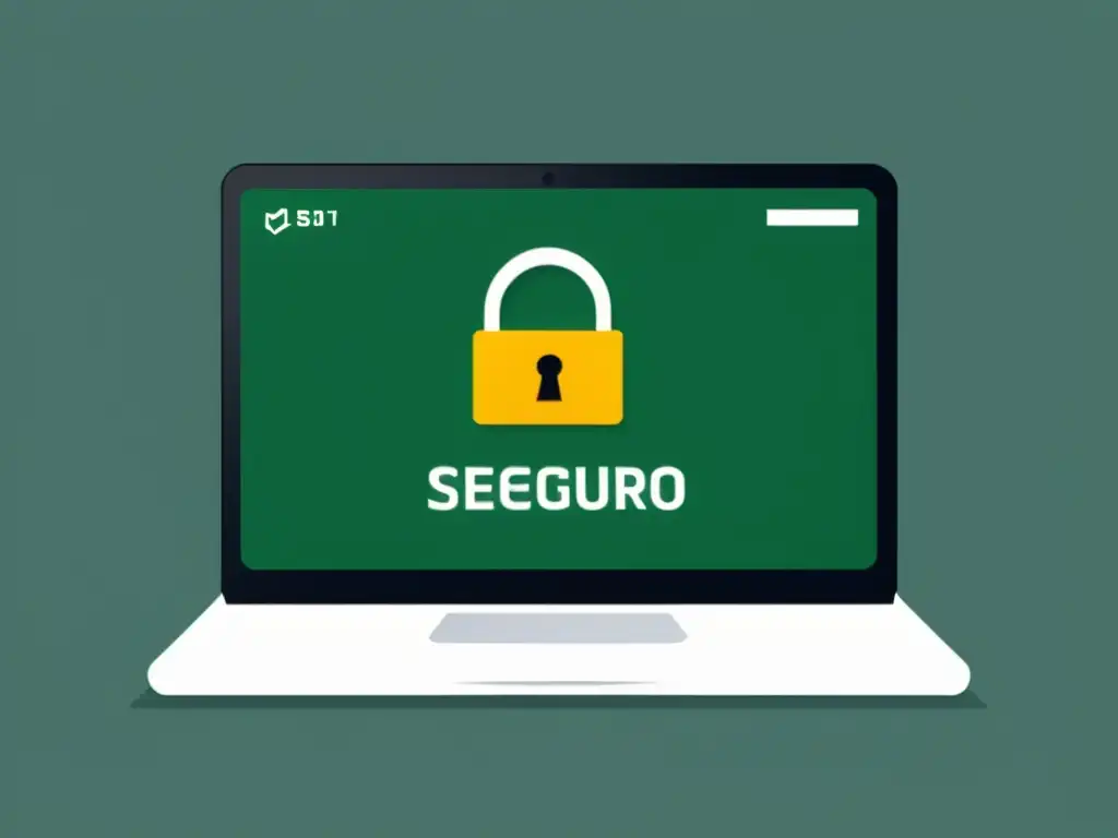 Interfaz de ecommerce moderna con certificado SSL, transmitiendo seguridad y confianza