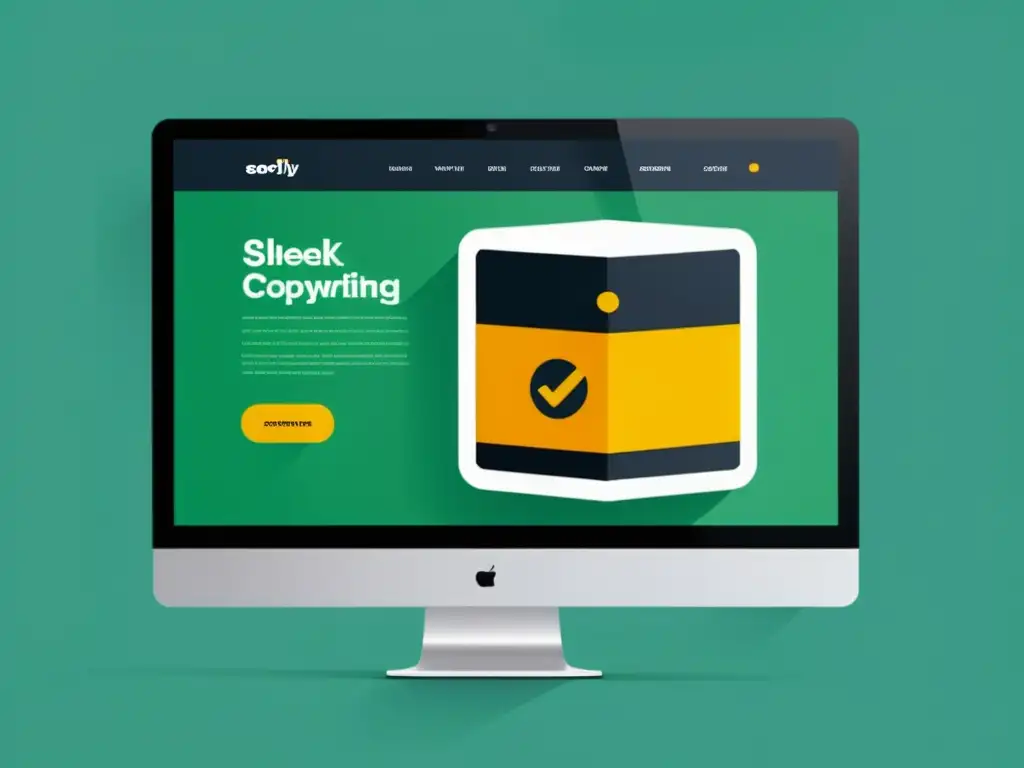 Interfaz de ecommerce moderna con copywriting y contenido SEO optimizado, destacando el enfoque en copywriting para SEO en comercio electrónico