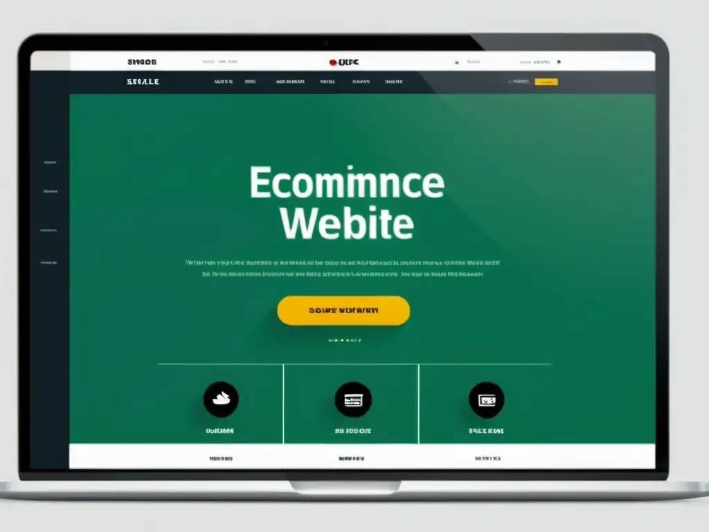 Interfaz de ecommerce moderna y minimalista con diseño web impactante para influir en el comportamiento del consumidor