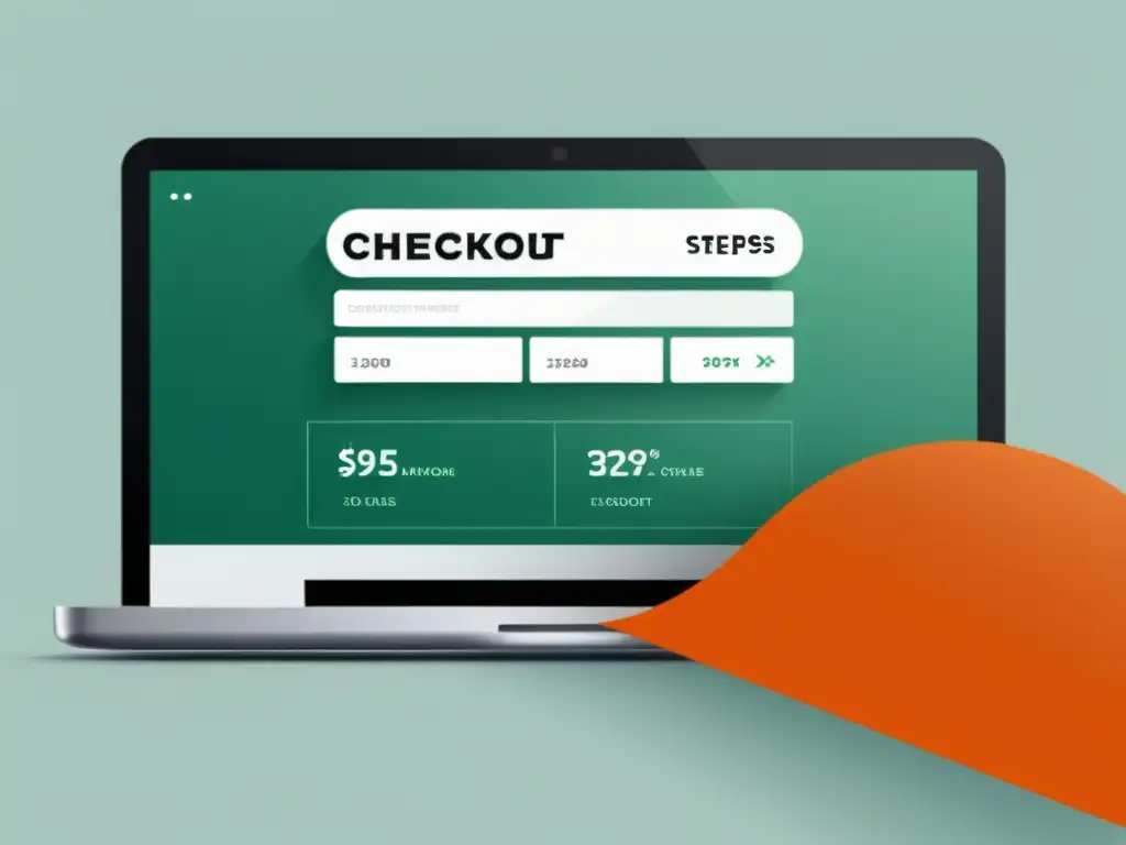 Interfaz moderna de proceso de checkout, profesional y eficiente