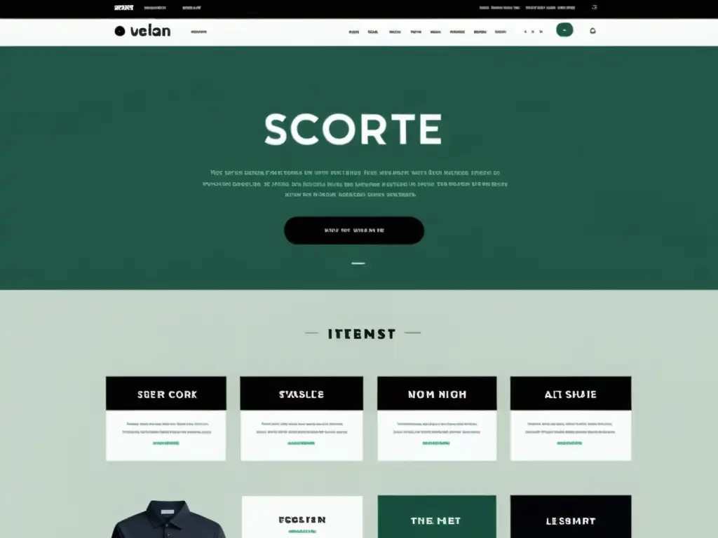 Interfaz de tienda online inclusiva con diseño moderno, accesible y altamente detallado