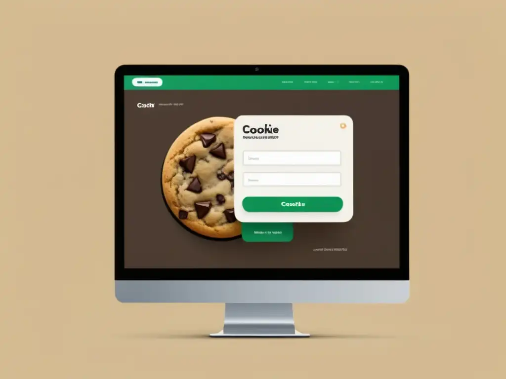 Interfaz de tienda virtual con cumplimiento de legislación de cookies