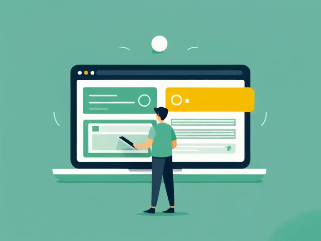 Interfaz web fluida y atractiva, enfocada en la experiencia de usuario en SEO