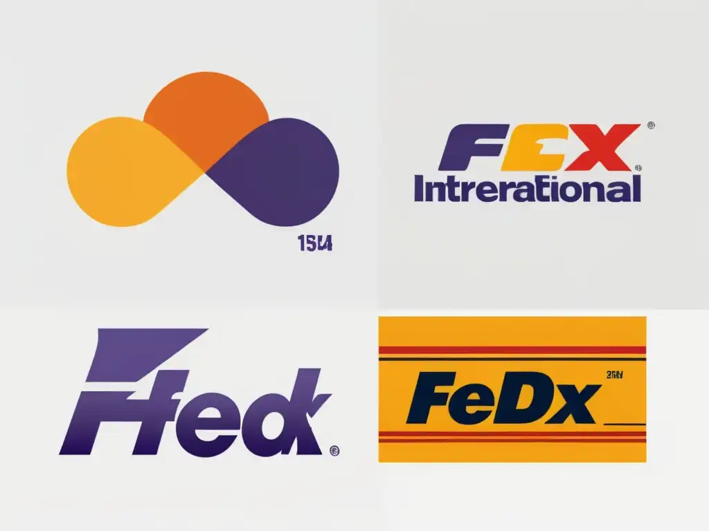 Logos de envío internacional de FedEx, DHL y UPS en alta resolución, con tarifas envío internacionales competitivas, sobre fondo blanco