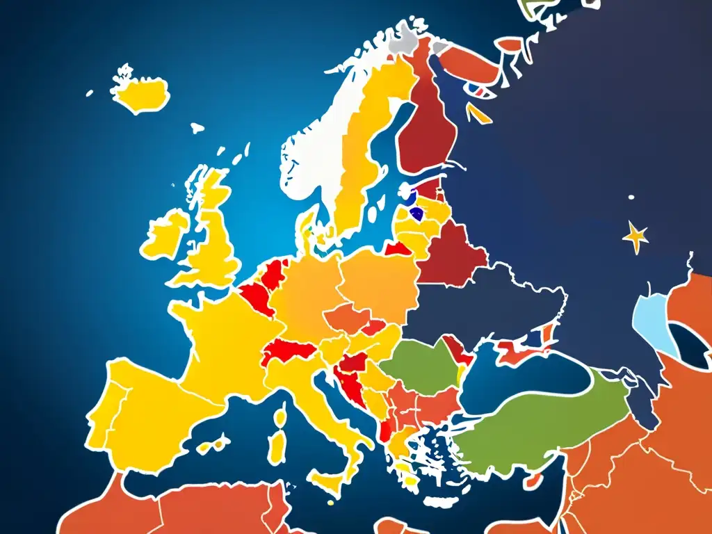 Mapa de Europa con el Reino Unido resaltado, flechas representando el comercio transfronterizo y datos de impacto del Brexit en el ecommerce