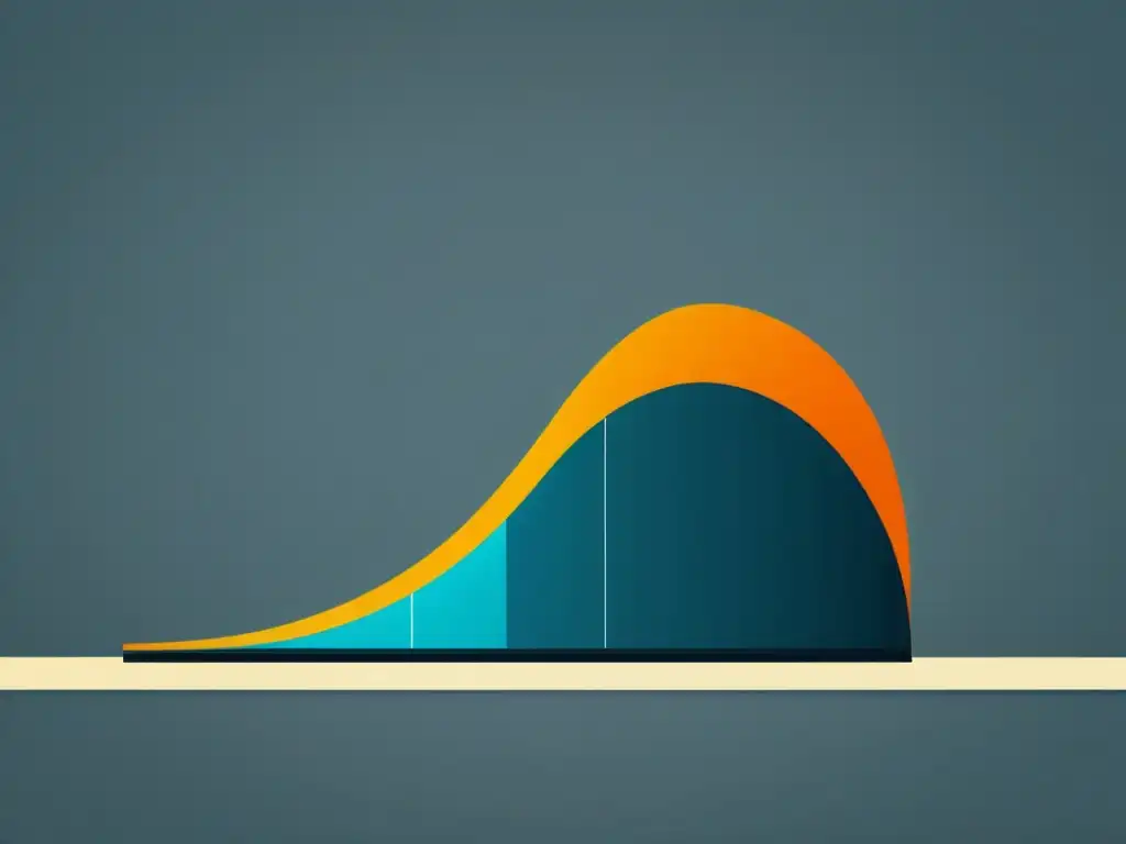 Ilustración minimalista de una curva de demanda que muestra la relación entre precio y cantidad demandada, con cambios en la elasticidad de precios