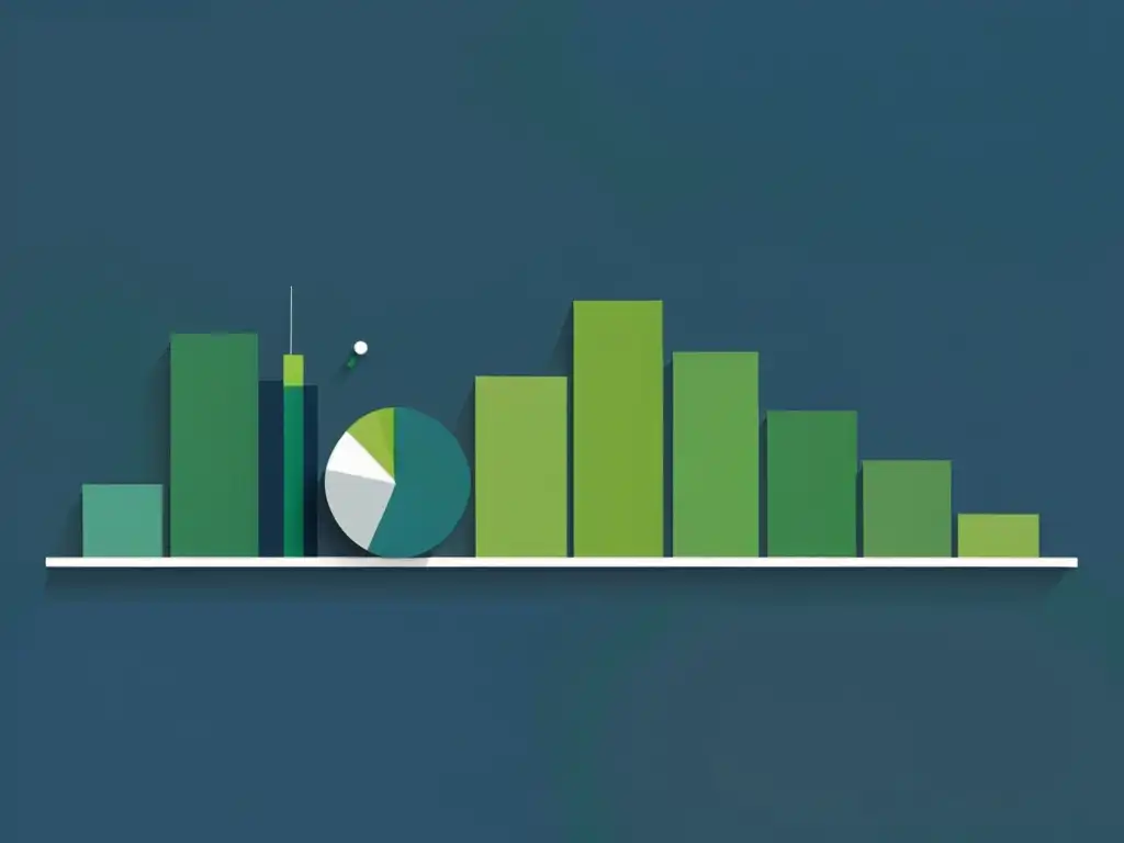 Una representación gráfica y minimalista de herramientas analíticas interconectadas con líneas modernas