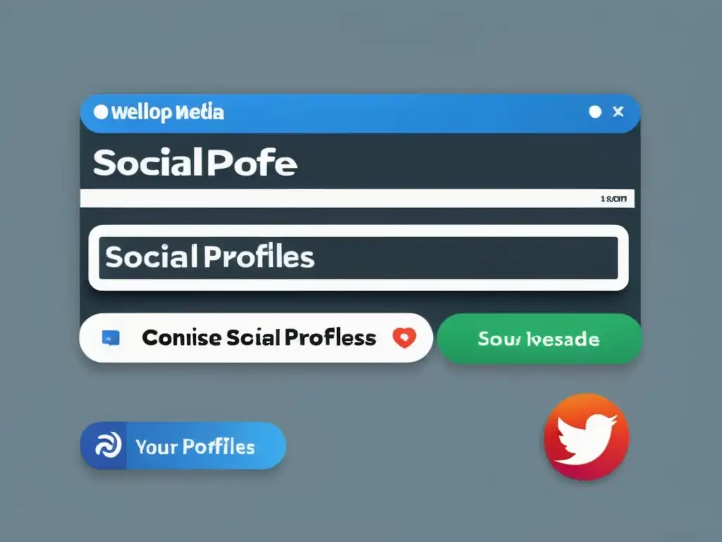 Una página de perfil en redes sociales con contenido optimizado, profesional y educativo