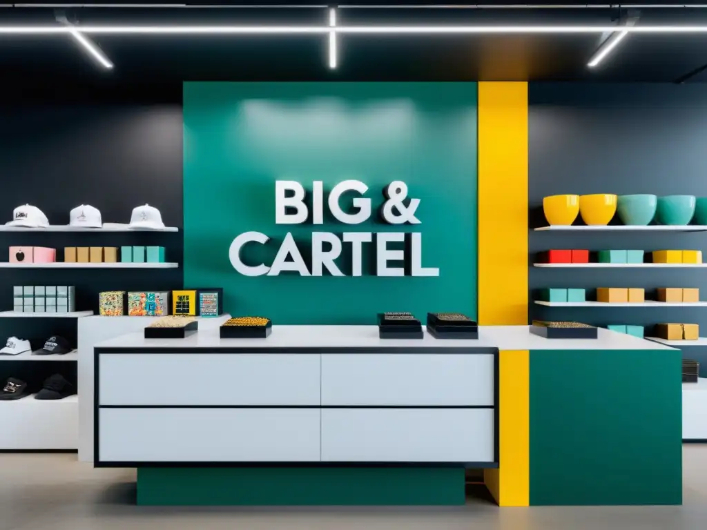 Una tienda de Big Cartel minimalista y detallada, con productos artísticos y únicos de creadores independientes