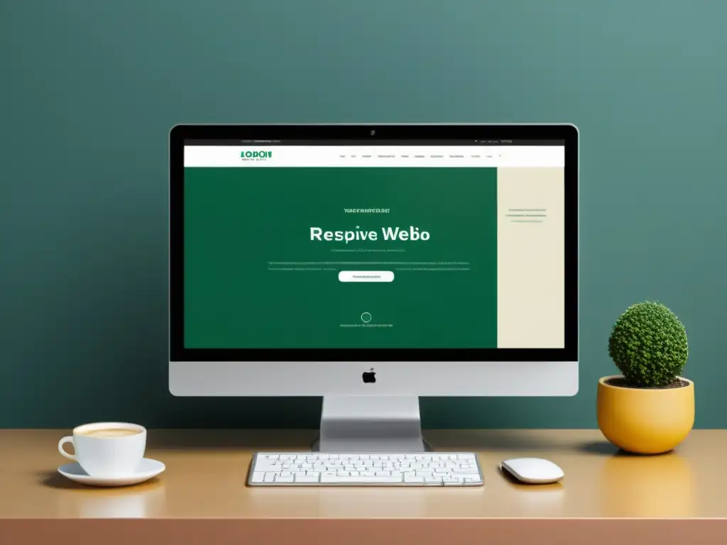 Ventajas y desventajas del diseño web adaptable en laptop y smartphone de diseño moderno y elegante