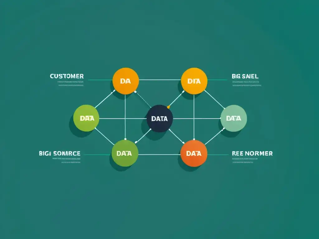 Representación visual de la fidelización de clientes en comercio electrónico con Big Data a través de una red de datos interconectados y modernos